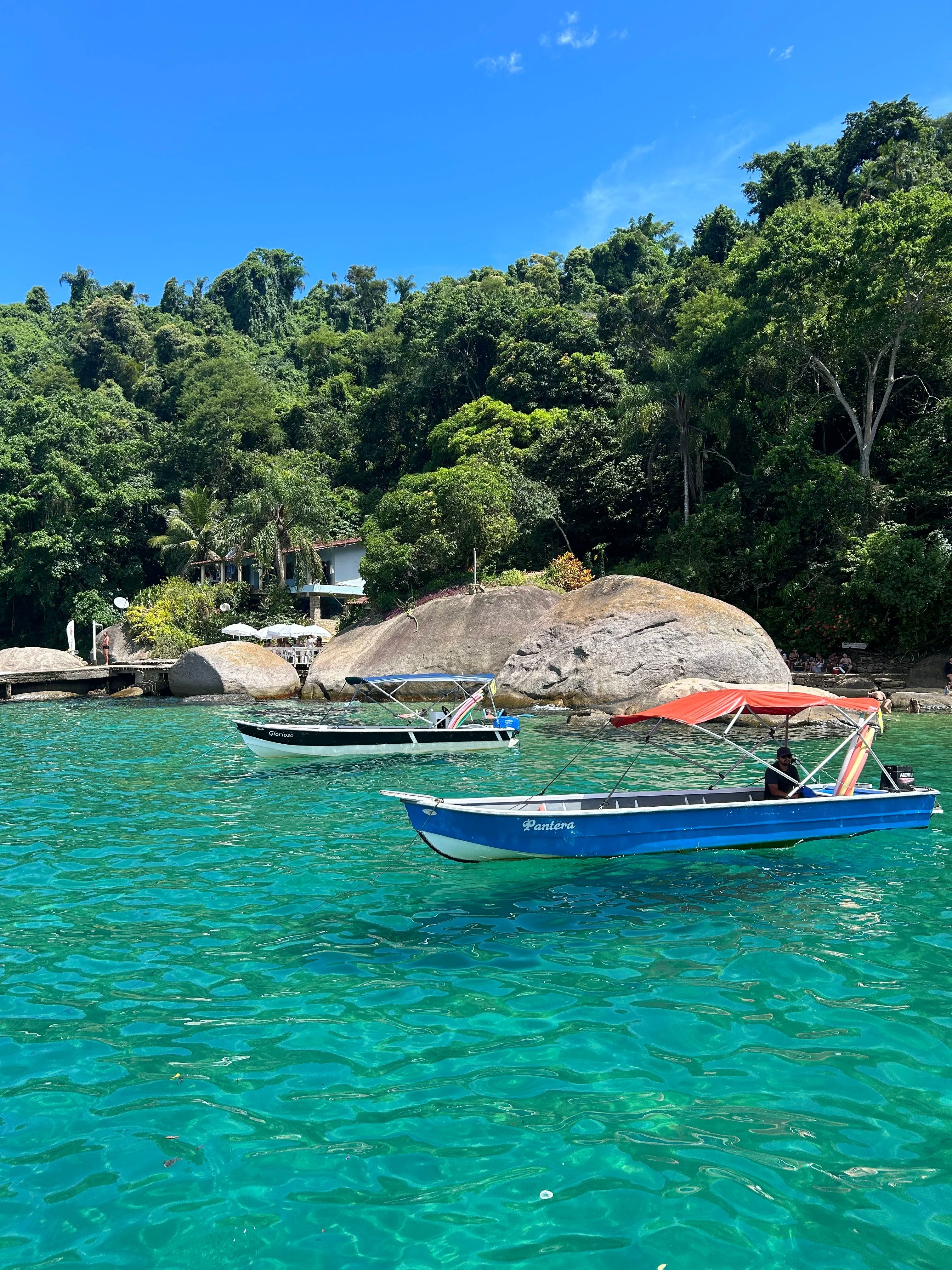 Water taxis from the harbor reach islands and beaches with no road access.
