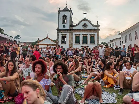 One of Paraty's vibrant cultural festivals filling the Historic Center with music and celebration.