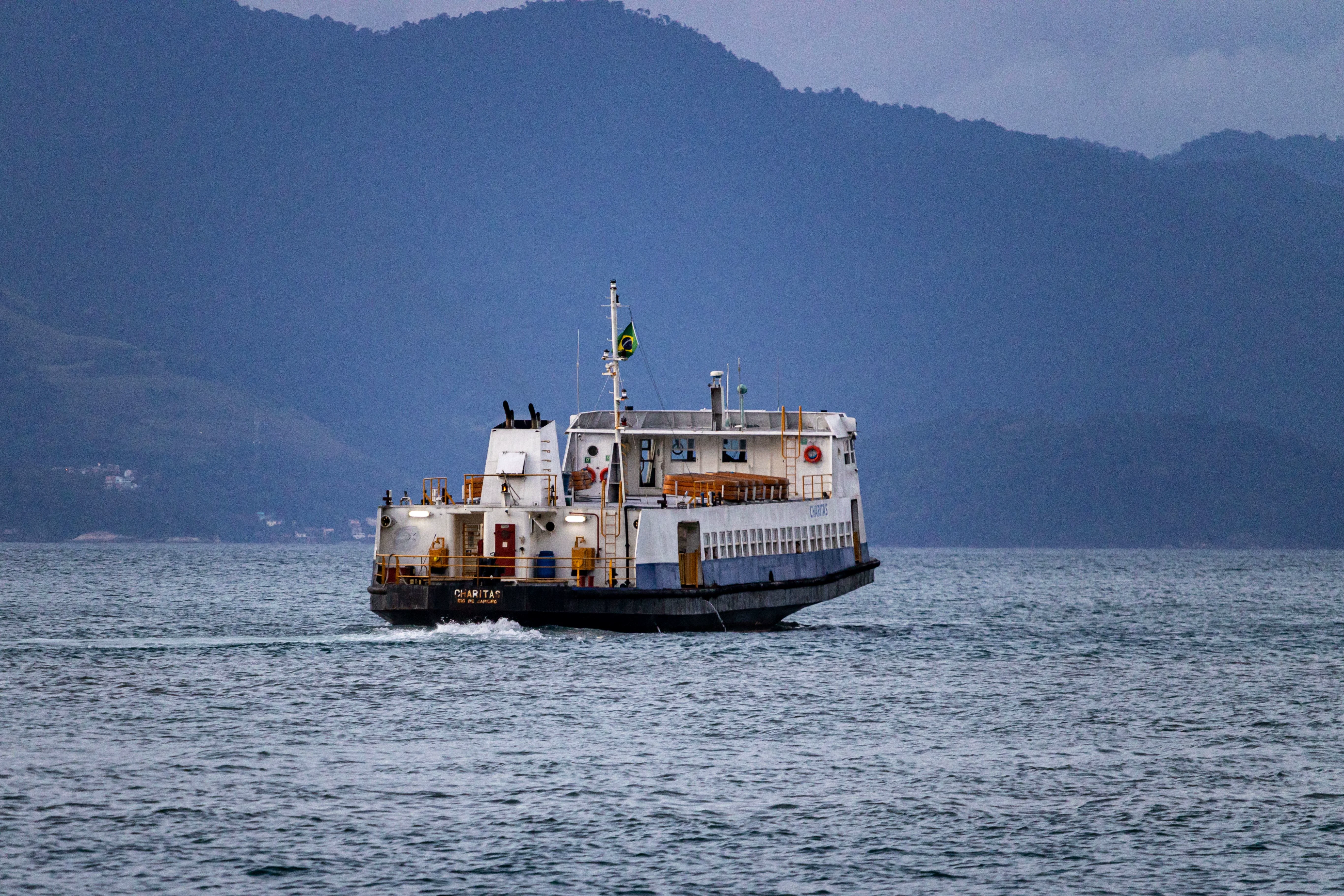 The trip from Rio to Ilha Grande combines a road journey with a boat crossing.