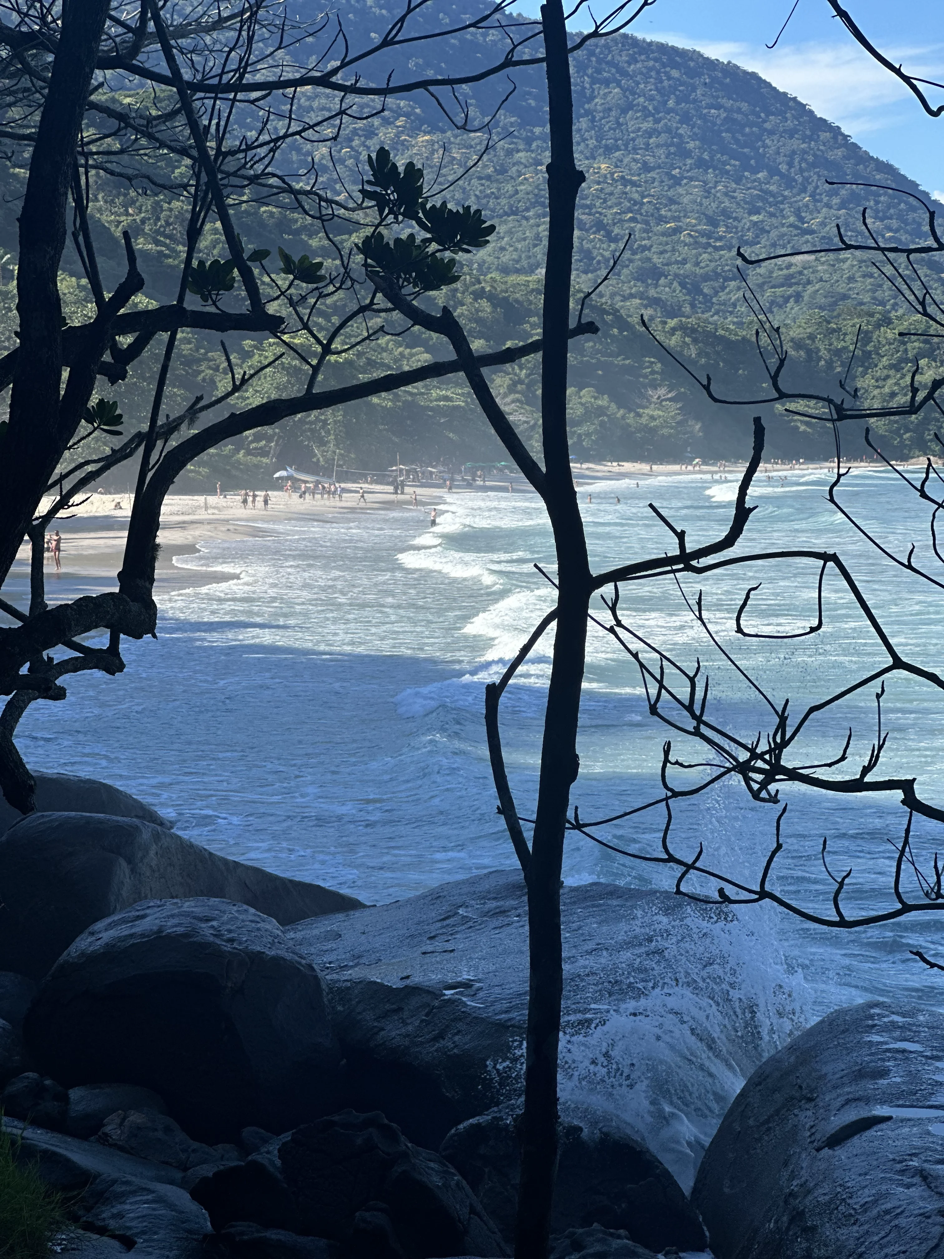 Trindade's coastline is made up of several connected beaches, each with its own character.